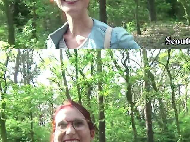 College Redhead Teen 18+ Lia In Public Casting