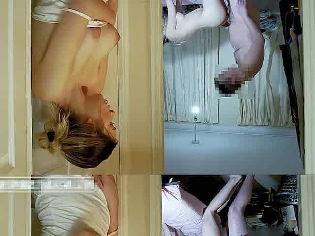 Samantha Flair spies on stepdad having sex and bangs him str8 after sex