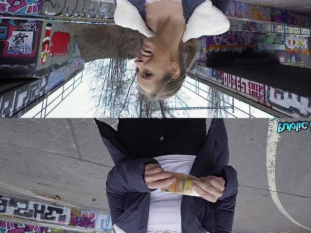 Amateur blonde finds it intriguing to fuck on cam in exchange for cash