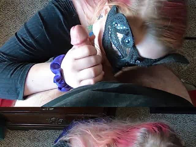 Curvy Teen Takes Off Her Nylons To Screw, But After A Giant Titjob.