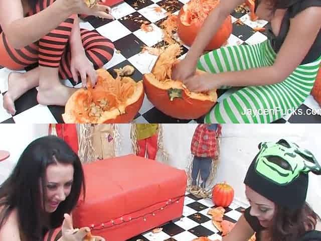 Jayden Jaymes and Kristina's Pumpkin Pleasure