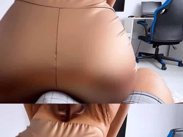 I Made Stepbrother Hard with My Big Ass on his Cock Humping