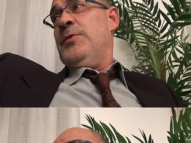 The Young Brunette and the Mature Cock