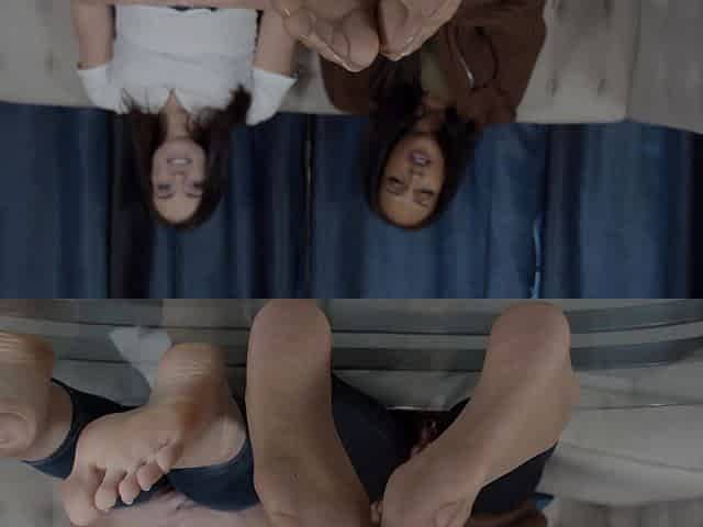 Retro lesbian foot fetish
