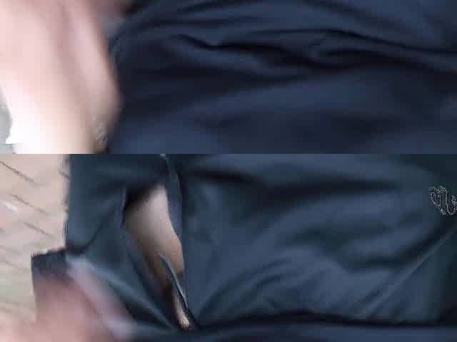 Wicked Vagina Disclose In A Park Tease Crotchless Pant
