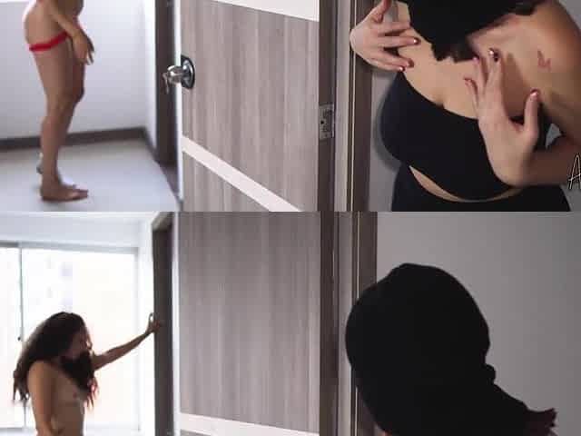 Buglar breaks into my abode, see me getting in nature's garb and give a decision to screw me hard