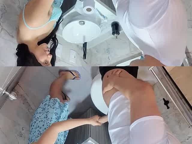I Fuck Big Ass Girl In The Bathroom - Amateur