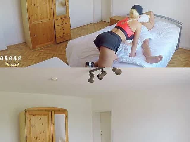 Stepsister Coming Back Home After Workout