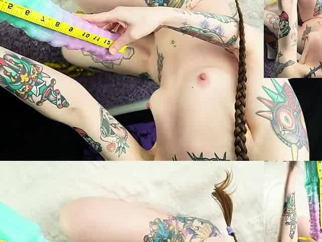 Ass gaping fetish ho toys her clit hard