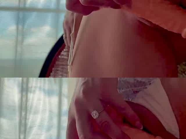 Naughty Housewife Caught With Dildo Gets It From Behind