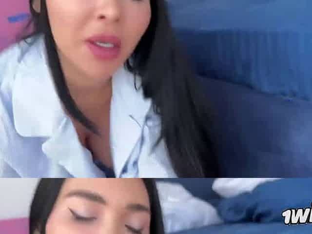 Morning sex with my molten stepsister and her ample boobs, missionary and reverse cowgirl style until we both cum - homemade and