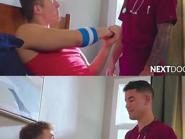 Hairy Nurse Takes Care Of Jock Patients Cock Wt Tight Hole