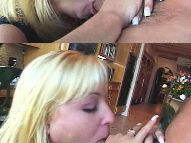 Amateur blondes pov blowjob and hardcore fun with lucky dude