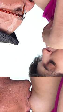 Hairy Bush Teen First Time Anal with a Senior