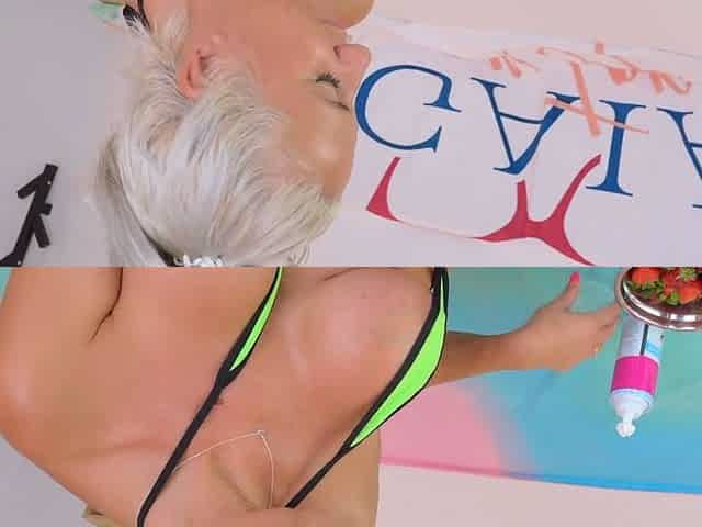 Kinky MILF GaiaOnTop Enjoys a Naughty Summer with Strawberri