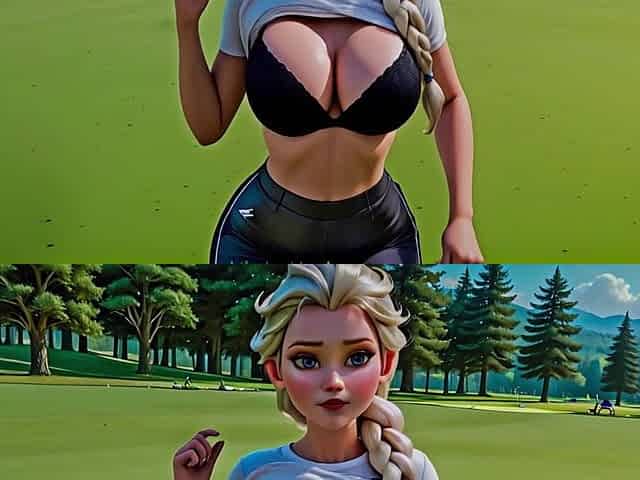 Golf Girl -ai Generated-