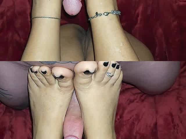 Getting off on her feet