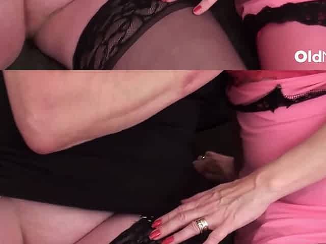 Lily May And Claire Knight In Intense Mature Lesbian Action