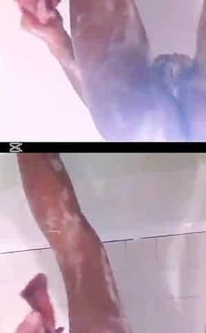 Blessing Ochanya Jonah masturbates in the office bath