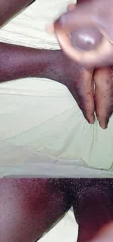 Thick ebony Weenie FILLS MY HANDS WITH CUM