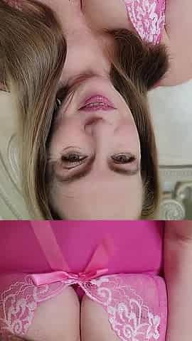 Lazy Saturday in Bed with Me - Pink Lingerie Tease, Toy Fuck & Cum with Me
