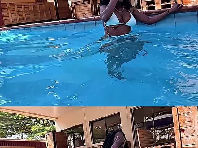 Barely Behaving by the Pool