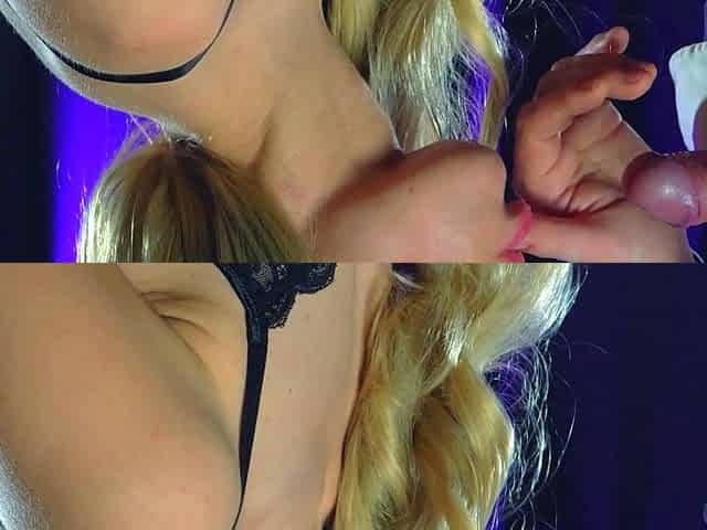 Blonde MILF's Romantic Amateur Blowjob
