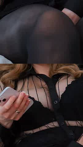 Horny MILF Masturbates While Watching Porn.