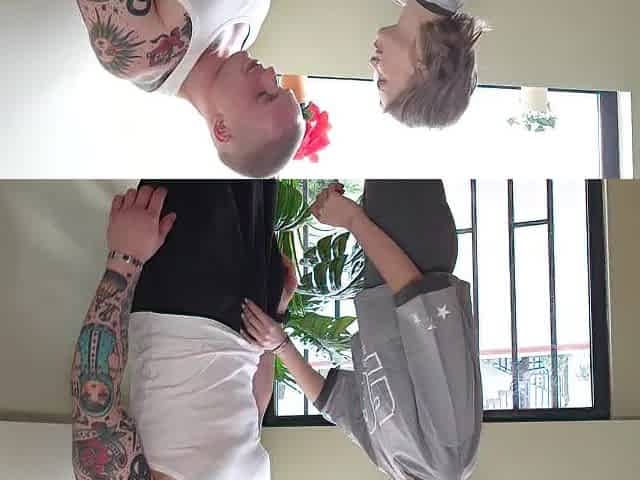 Flower Arrangement Turns Into Wild Staircase Sex with Ashby Winter