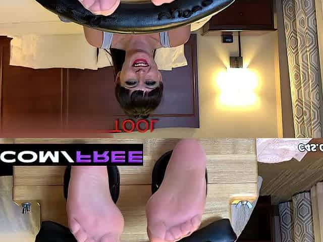 Hawt mother I'd like to fuck's Hot Feet Teased and Tormented in Constricted Stocks