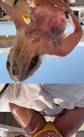Tanning Session at the Beach