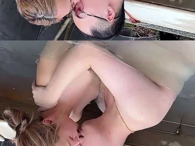 Asian girl fondled blowjobs and gave handjob