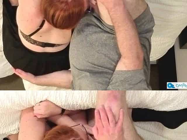 Hot Redhead MILF Loud Moaning While Taking Hair Pulling Doggy