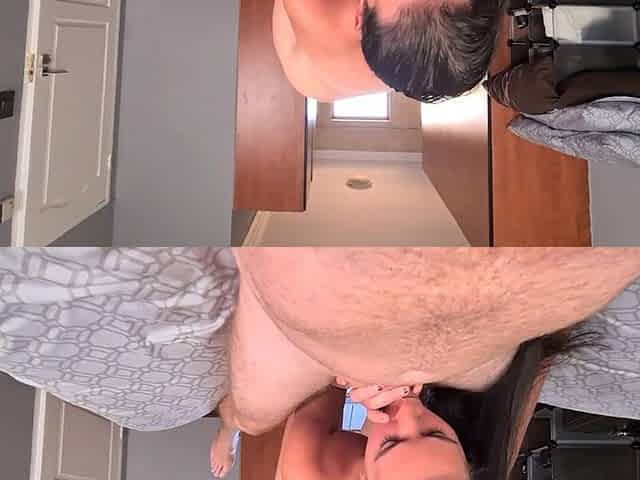 Stepmom Helping Stepson Cum
