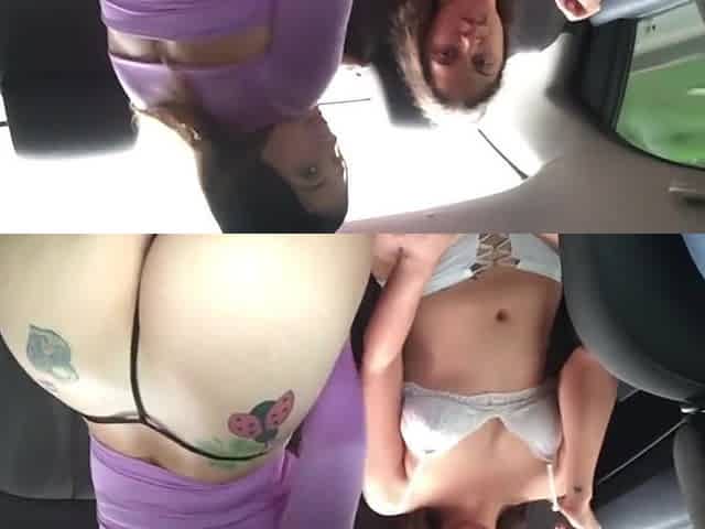 My Friend Is Having Sex With Her Girlfriend And Her Friend In My Car
