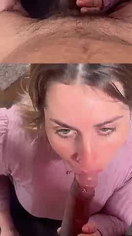 Deepthroat then doggy with this chunky bitch