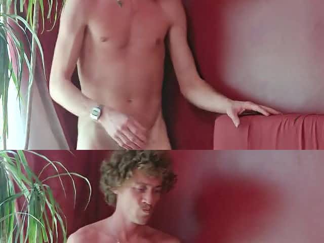 Vintage Crispy Porn Actor Shoves Long Dick Plays With Pussy Lips