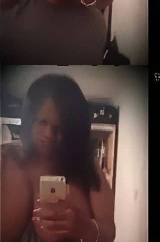 BBW EBONY MIRROR VID SELFIE