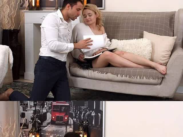 Huge cock for hot blonde