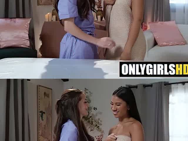 Lesbo Trio Massage