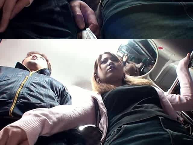 Caught in the Crowd, Alluring Wives Turn the Tables and Play with His Rising Tension on a Packed Bus - Scene 3