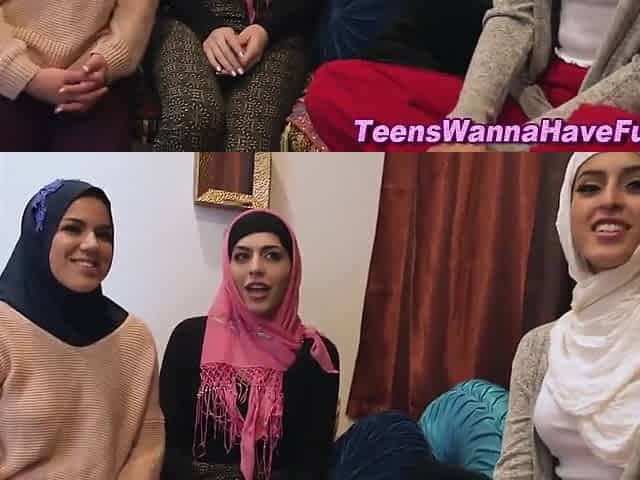 Real Teenagers 18+ In Hijabs Ride Cock