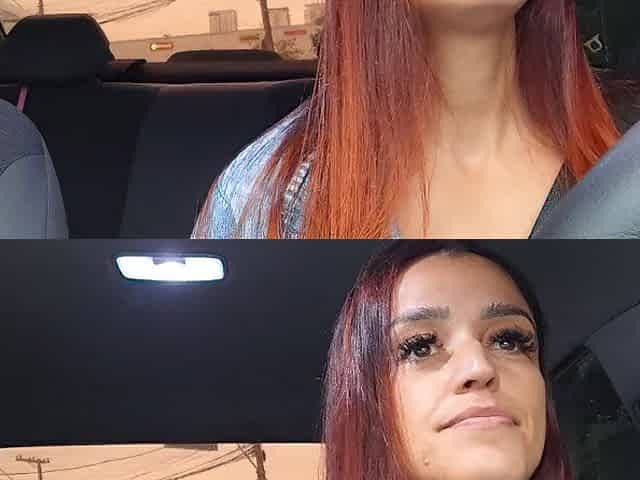 Wicked ride-share driver catches well-endowed passenger masturbating from behind!