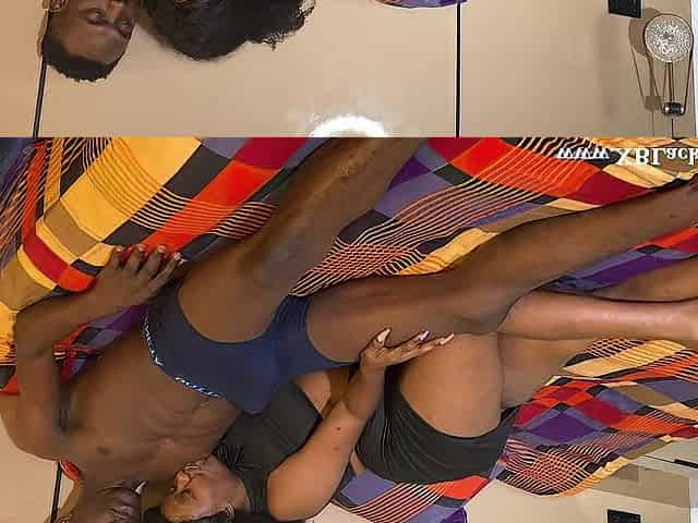 Squirting Juicy Twat Got Bang By Large Ebony Shlong