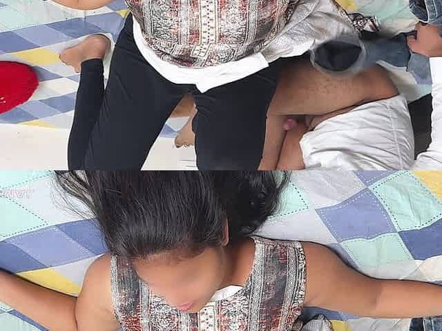 Komal Was Shopping in the Mall, There She Saw Her Fan and Took Him to His Friend's Flat and Licked His Pussy