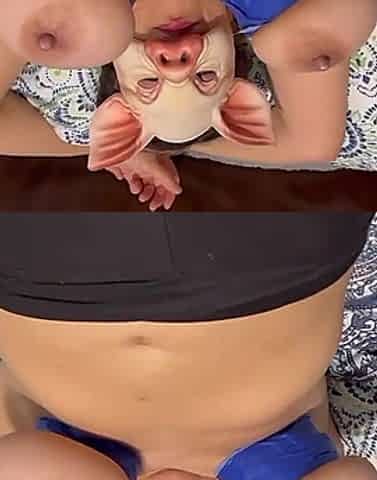 Unwrapping Piggy Sluts Mushroom Tits