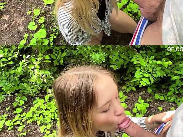I lost a bet, and he made me suck his dick.