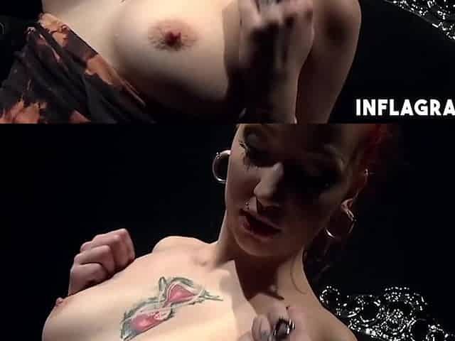 Gets Black Hammered - Inked Bitch And Jezzi Cat