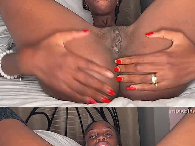 POV: Dessert after Dinner Date - Tiny Black Wife Creampie
