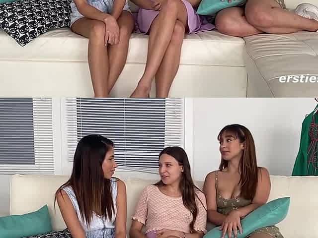 Discovering Lesbian Pleasure With Three Hot